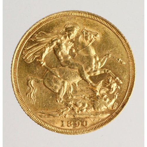 52 - Sovereign 1890S (Sydney, Australia) S.3868B, GVF.
