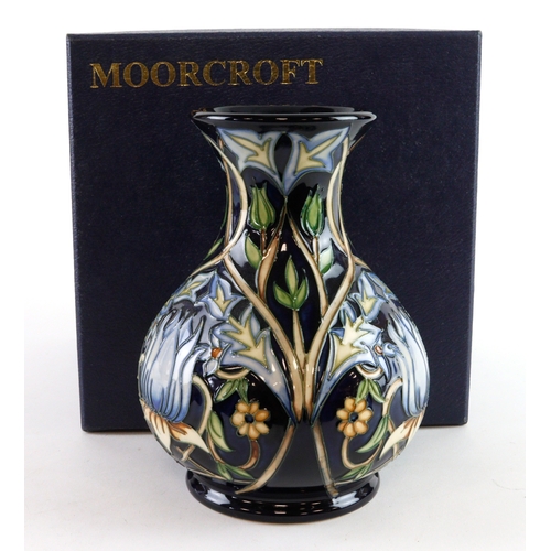 106 - Moorcroft 'William Morris Tribute' pattern vase, designed by Rachael Bishop, dated 2004, makers mark... 