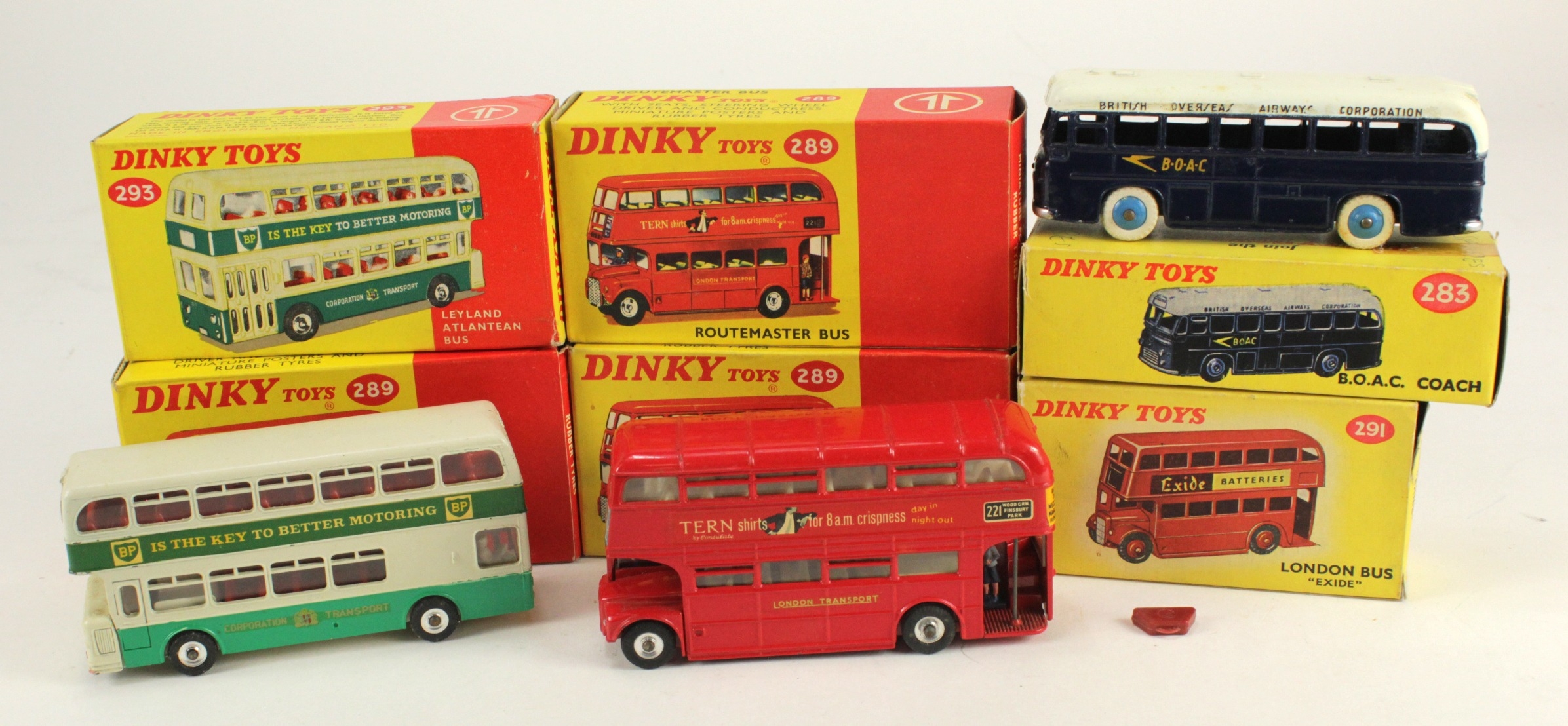 Dinky Toys. A collection of six boxed Dinky models, comprising ...