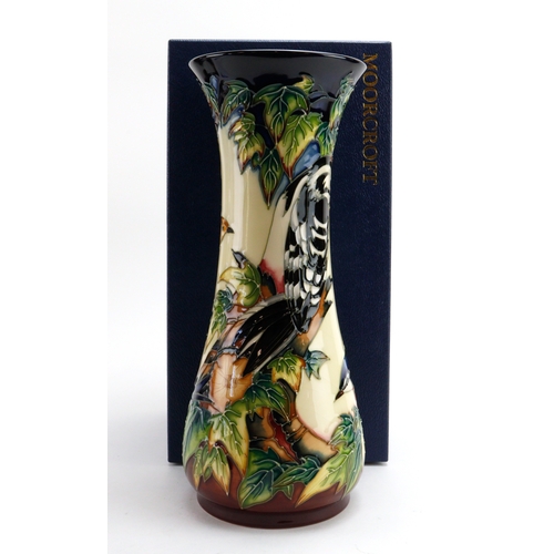 80 - Moorcroft 'Inglewood' pattern vase, designed by Philip Gibson, dated 2002, makers mark to base, craz... 