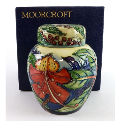 96 - Moorcroft 'Simeon' pattern vase, designed by Phil Gibson, dated 2004, makers marks to base, height 1... 
