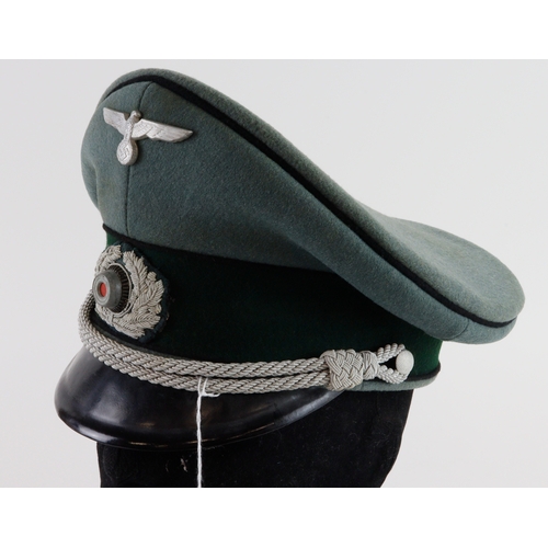 Armin Griener Post War Cap. Some original and varied insignia.