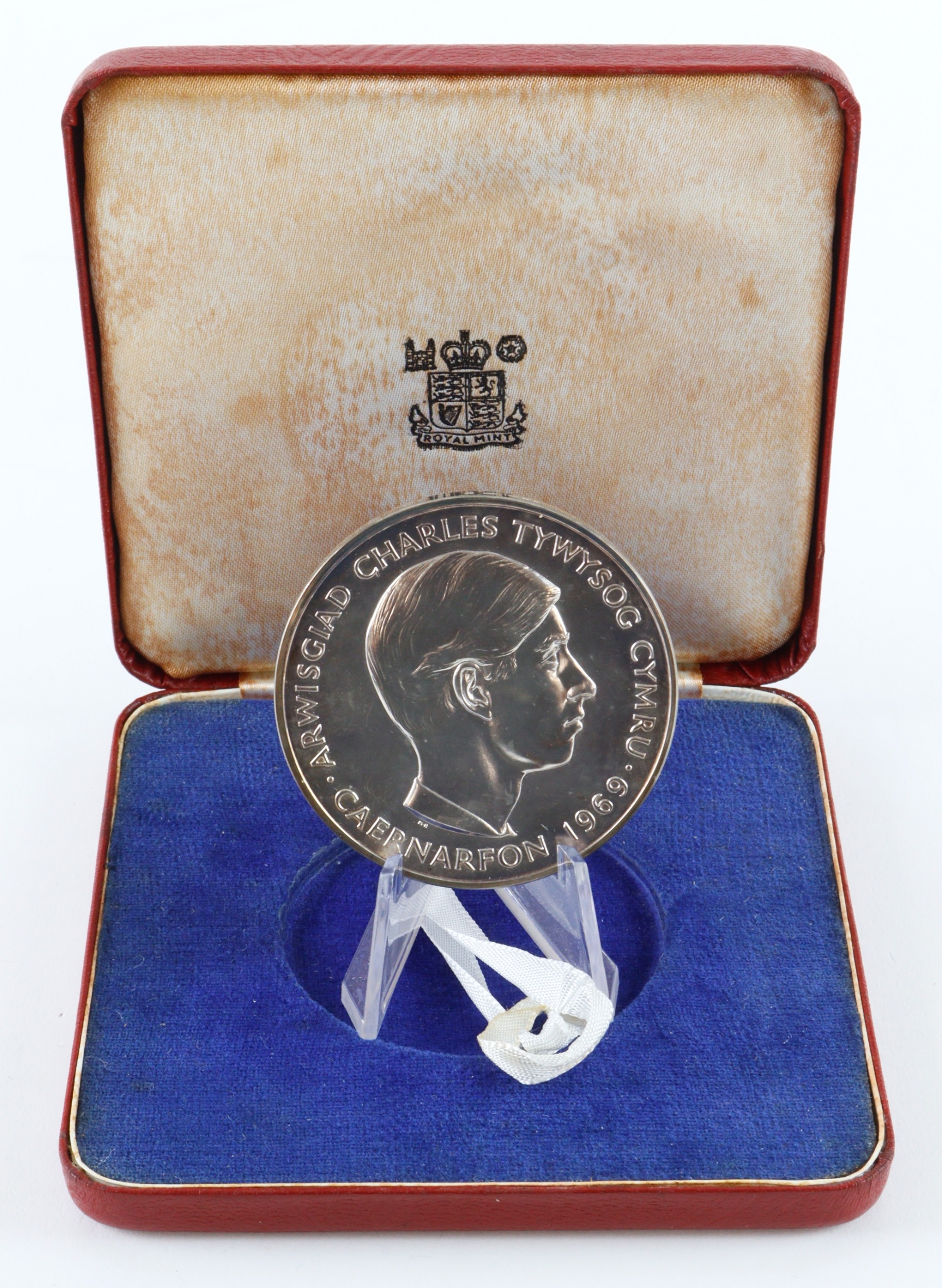 British Commemorative Medal, silver d.57.5mm, 98.4g: Prince of Wales ...