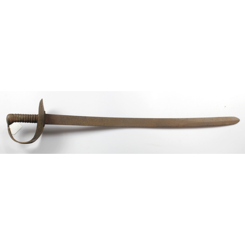896 - Victorian 1864 pattern Royal Navy boarding cutlass.