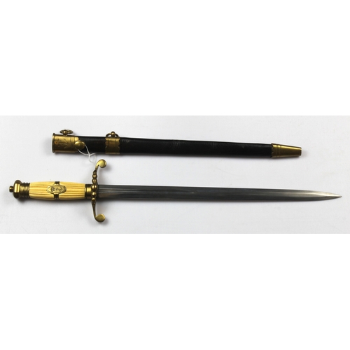 898 - Victorian pattern British Navy Dirk.