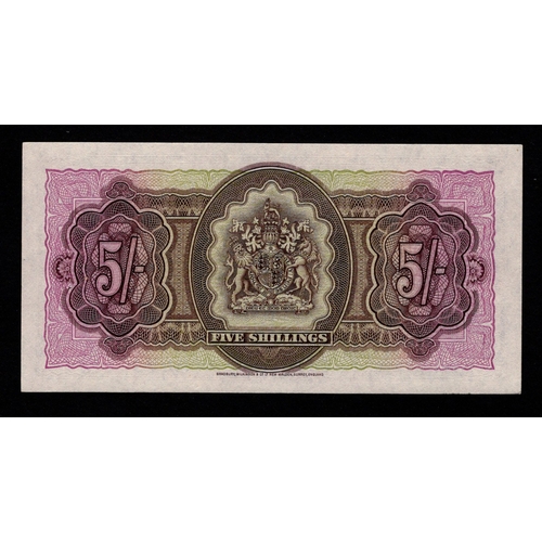 435 - Bermuda 5 Shillings dated 20th October 1952, scarcer first date of issue, portrait Queen Elizabeth I... 