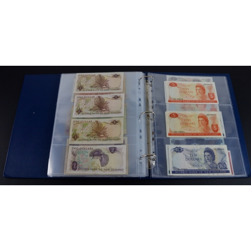 454 - British Commonwealth (90), a good group of Queen Elizabeth II portrait notes in an album, Bahamas (1... 