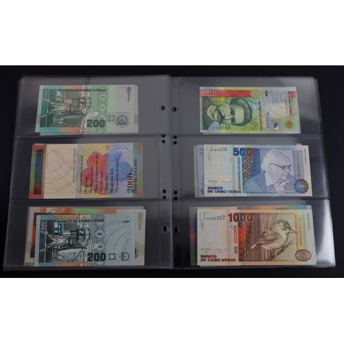 473 - Cape Verde (19), a high grade group from 100 Escudos to 2000 Escudos, date range 1977 - 2024, includ... 