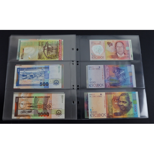 473 - Cape Verde (19), a high grade group from 100 Escudos to 2000 Escudos, date range 1977 - 2024, includ... 