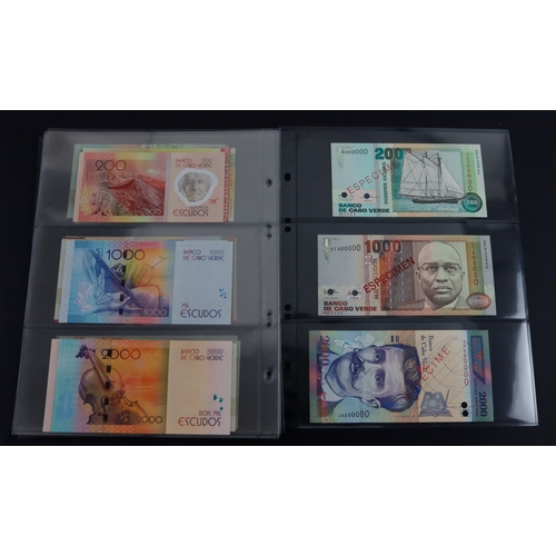 473 - Cape Verde (19), a high grade group from 100 Escudos to 2000 Escudos, date range 1977 - 2024, includ... 