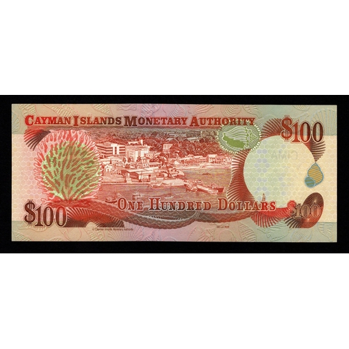 480 - Cayman Islands 100 Dollars dated 1998, serial C/1 001998 (BNB B205a, Pick25) Uncirculated