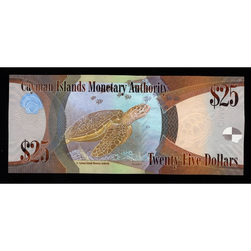 482 - Cayman Islands 25 Dollars dated 2022, Commemorative 25th Anniversary of the Cayman Islands Monetary ... 