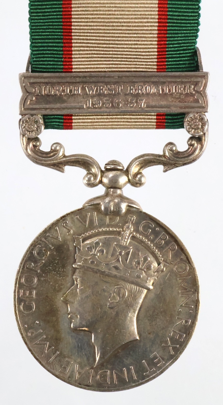 IGS GVI with North West Frontier 1936-37 clasp (TB-29100 Driver Mahmud ...