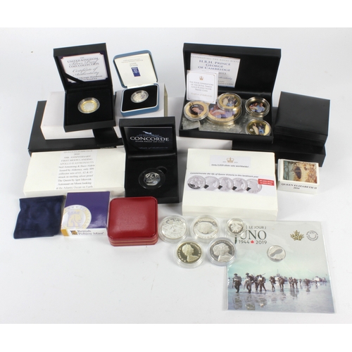 GB & Commonwealth commemorative coins (39) including 29x silver, in ...