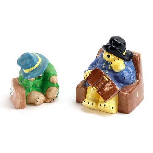 114 - Paddington Figures (2), comprising Coalport 1976 'Paddington Waits for a Train 3/86' and Coalport 19... 