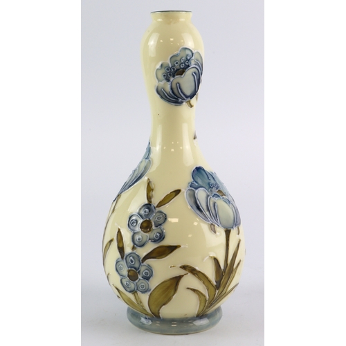 61 - Florian Ware. A floral Florian Ware vase, circa early 20th Century, marked 'Florian Ware' to base, h... 