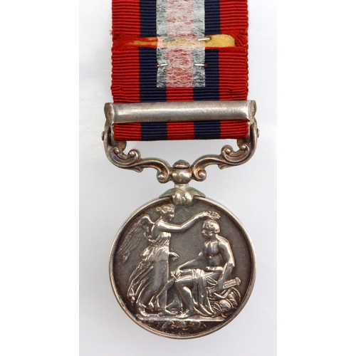 1281 - IGS 1854 with Samana 1891 clasp (1783 Pte W Marlow 2d Bn Manch R)