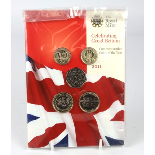 189 - Royal Mint: 2011 United Kingdom Annual Coin Set (13 coins) BU in packaging.