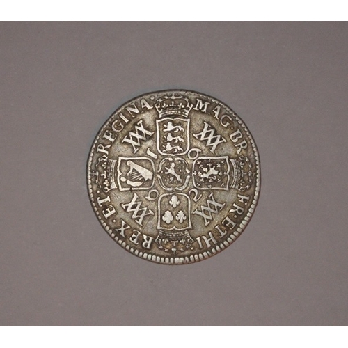 200 - Shilling 1692 RE/ET in REX, S.3437, nF/F.