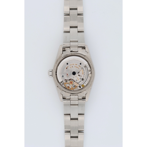 549 - Rolex Oyster Perpetual 24, stainless steel, ref. 76094, A serial (purchased 2000) The white dial wit... 