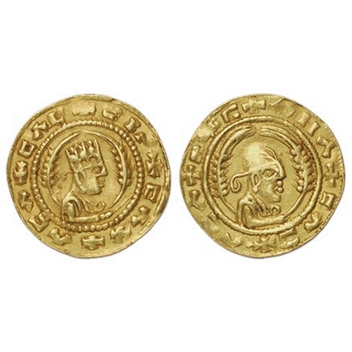 Ethiopia, Axum / Kingdom of Aksum gold Chrysos of Ebana c.AD 460-480. 1 ...