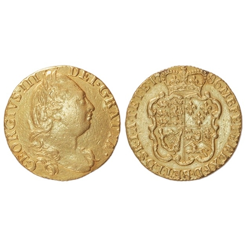 16 - Guinea 1786 ex-mount GF/VF.