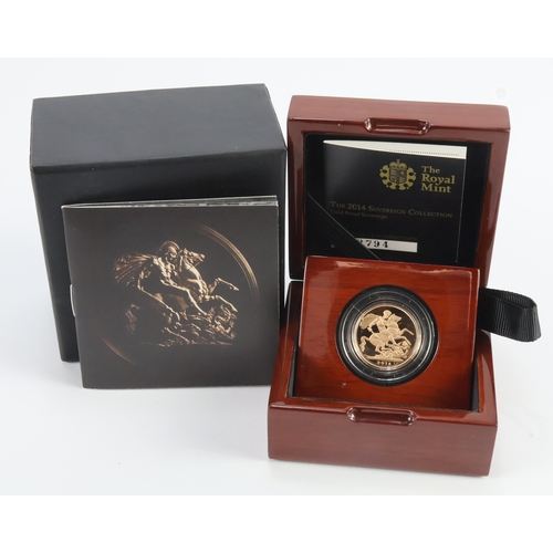 42 - Sovereign 2014 Proof FDC boxed as issued