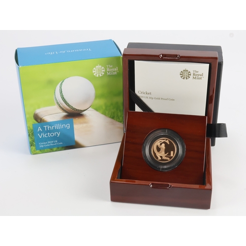 56 - Ten Pence 2019 Gold Proof 