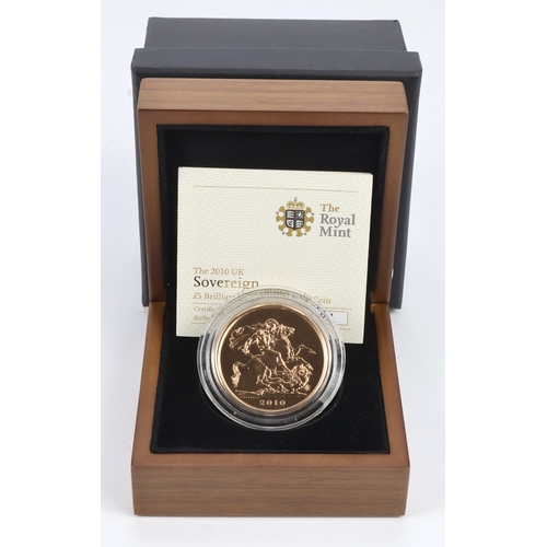 7 - Five Pounds 2010 BU boxed as issued