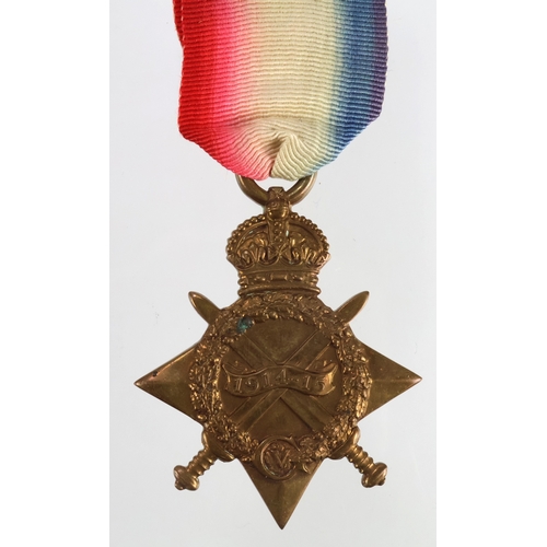 Casualty 1915 Star to 94586 Gnr A E Elliott, RHA. Albert Edward Elliott ...