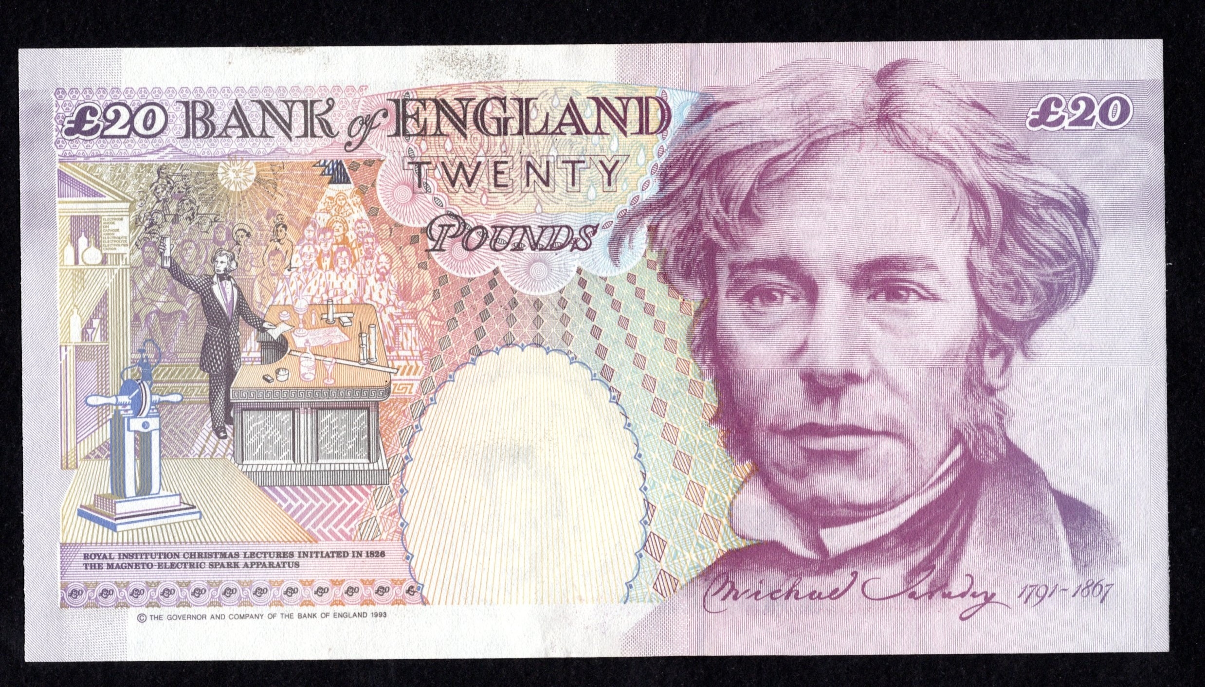 Kentfield 20 Pounds (B376) issued 1994, a rare REPLACEMENT note, serial ...