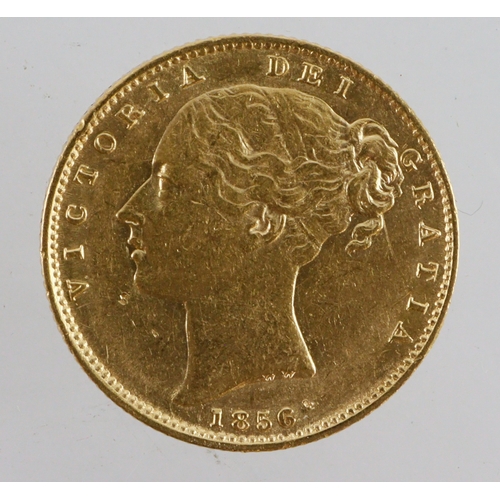 17 - Sovereign 1856 (Shieldback) better than VF