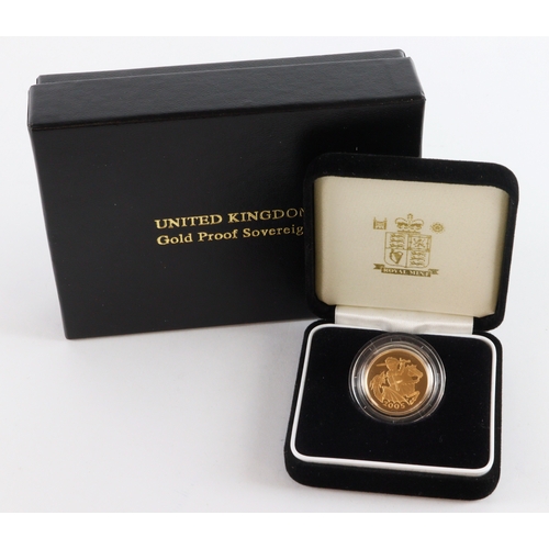 30 - Sovereign 2005 Proof FDC boxed as issued