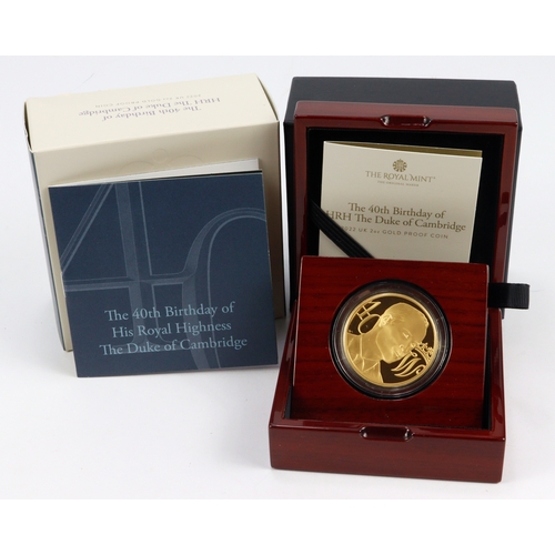 53 - Two Hundred Pounds 2022 gold proof (2oz of 24ct). FDC boxed as issued