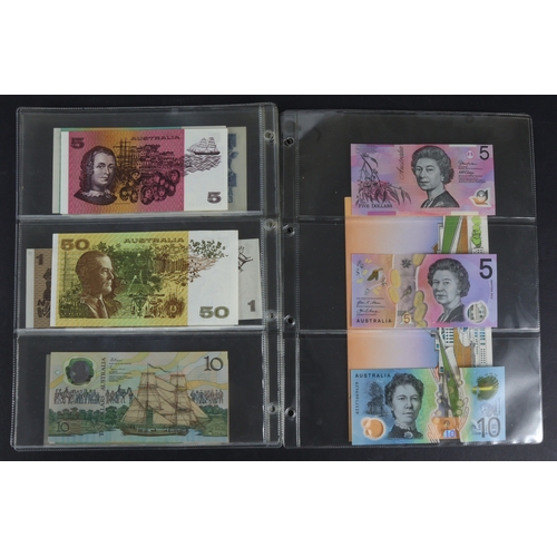 425 - Australia (18), including 10 Shillings (2), 1 Pound (1), 5 Pounds (1), First Dollar issues Commonwea... 