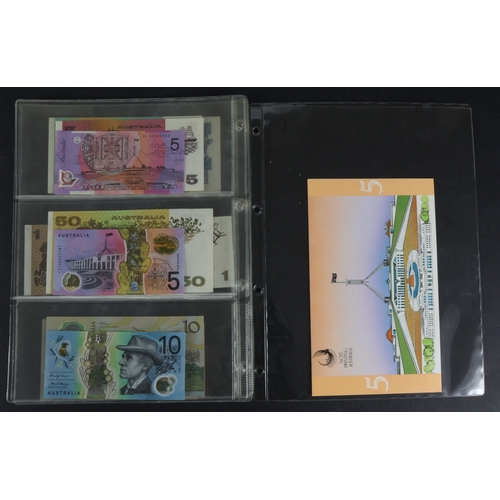 425 - Australia (18), including 10 Shillings (2), 1 Pound (1), 5 Pounds (1), First Dollar issues Commonwea... 