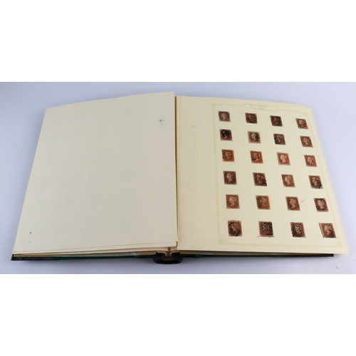 16 - GB - an excellent QV collection on leaves, many early imperf Penny Reds, many 1/2d reds, embossed, s... 