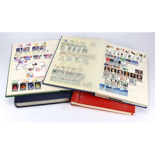 27 - GB - decimal face value in various albums & stockbooks  (Qty)