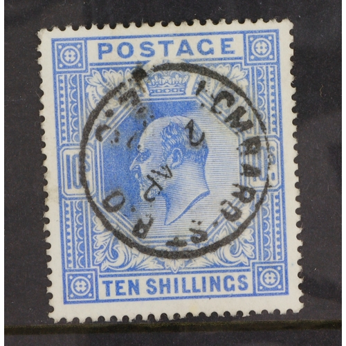 30 - GB - EDVII 10/- superb used SG265 cat £350