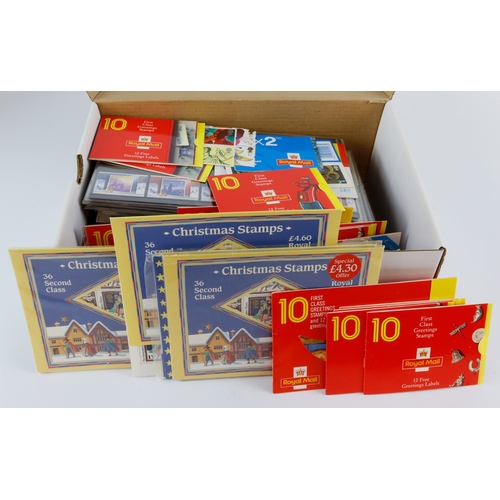 51 - GB - shoebox packed with Presentation Packs, Booklets (many 1st Class), lots of useable Postage, plu... 