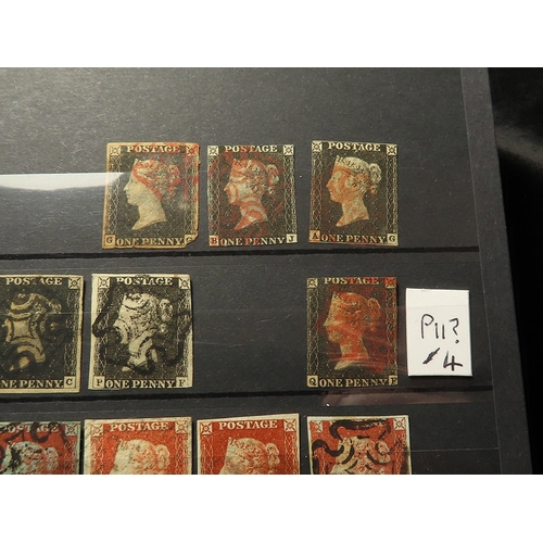 57 - GB & Commonwealth collection in two stockbooks, with no less than 26 Penny Blacks, in mixed conditio... 