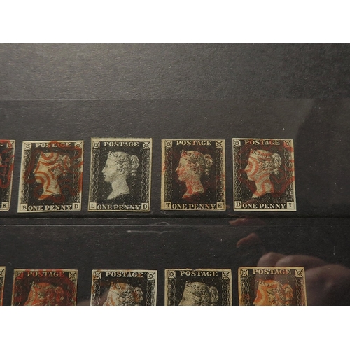 57 - GB & Commonwealth collection in two stockbooks, with no less than 26 Penny Blacks, in mixed conditio... 