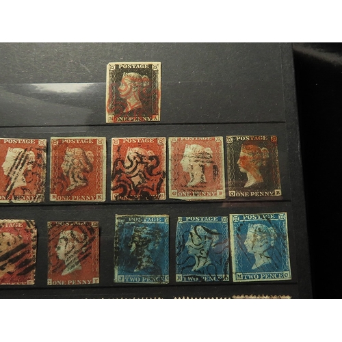57 - GB & Commonwealth collection in two stockbooks, with no less than 26 Penny Blacks, in mixed conditio... 