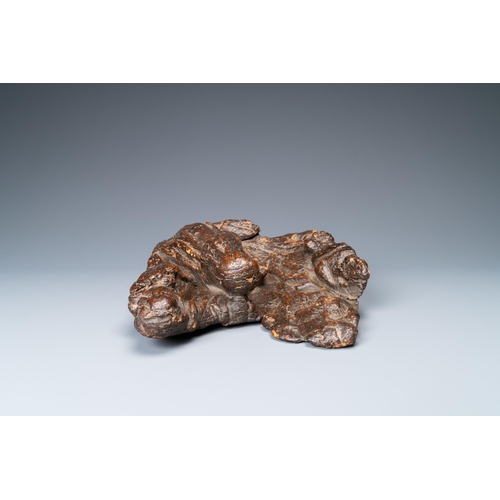 162 - An oak group with two women in a rocky landscape, ca. 1500H.: 31,5 cm - L.: 22,5 cm  Provenance: - T... 