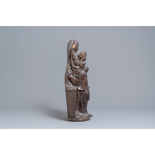 193 - An oak Saint Anne Trinity group, ca. 1540H.: 63 cm  Provenance: - The Davioud-Larminet collection, L... 