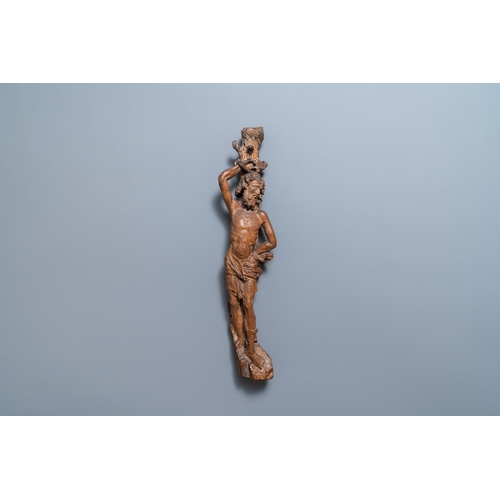 194 - An oak figure of Saint Sebastian, ca. 1500H.: 48 cm  Provenance: - The Davioud-Larminet collection, ... 