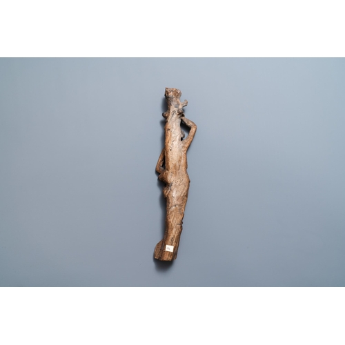 194 - An oak figure of Saint Sebastian, ca. 1500H.: 48 cm  Provenance: - The Davioud-Larminet collection, ... 