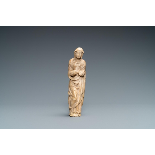 67 - An ivory figure of a Madonna, 2nd half 16th C.Lot subject to CITES-regulations. Available for sale i... 