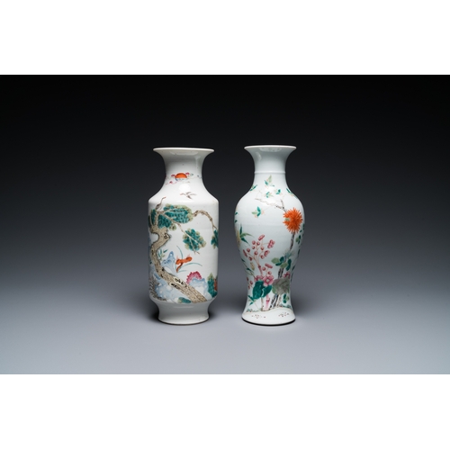 41 - A varied collection of Chinese porcelain, 19/20th C.H.: 26 cm (the vases)Dim.: 19 x 15 x 7 cm (each ... 