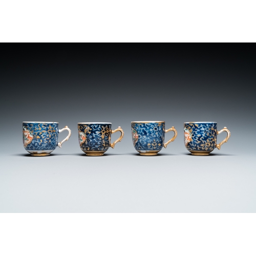 227 - A Chinese famille rose 18-piece 'mandarin subject' tea service, QianlongL.: 20 cm - H.: 14,5 cm (the... 